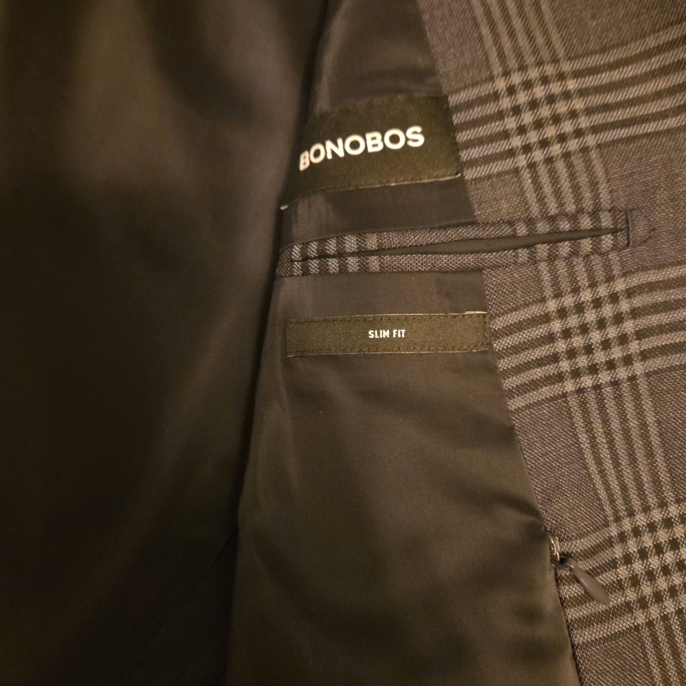 Bonobos Italian Performance Windowpane blazer - Picture 6 of 7